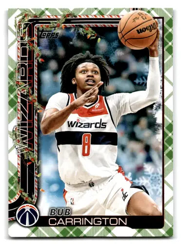 2025-26 Topps Holiday Plaid #H76 Bub Carrington NM-MT Wizards ID:80367 - Basketball Card Single