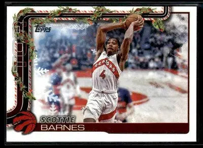 2025-26 Topps Holiday Scottie Barnes #H25 Toronto Raptors - Basketball Card Single