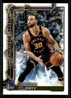 2025-26 Topps Holiday Stephen Curry #H106 Golden State Warriors - Basketball Card Single