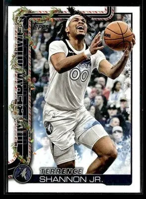 2025-26 Topps Holiday Terrence Shannon Jr. #H88 Minnesota Timberwolves