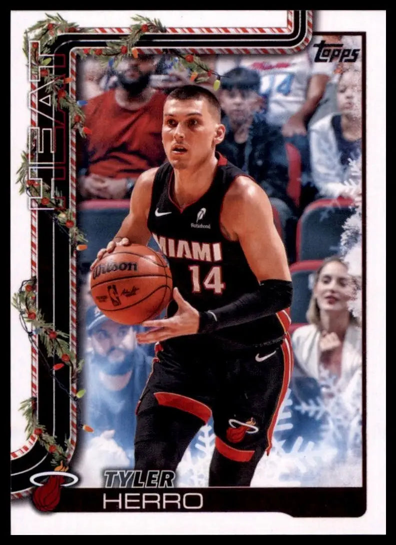 2025-26 Topps Holiday Tyler Herro #H58 Miami Heat Basketball Card NBA Sports - Basketball Card Single