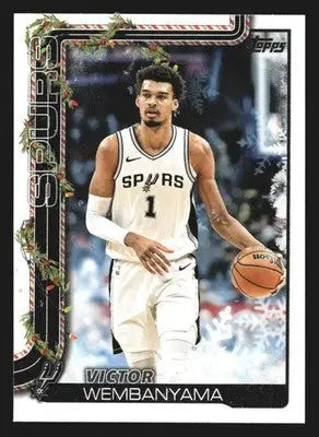 2025-26 Topps Holiday Victor Wembanyama #H156 San Antonio Spurs - Basketball Card Single