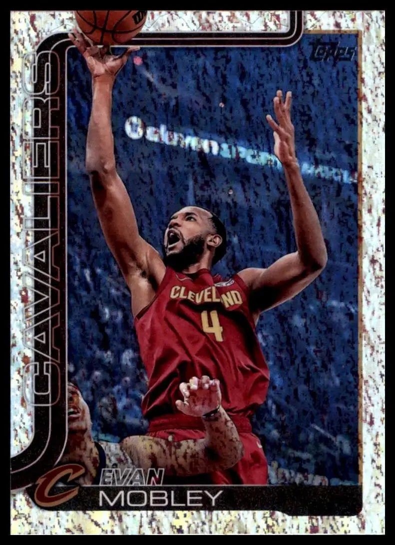 2025-26 Topps Holo Foil Evan Mobley #82 Cleveland Cavaliers Basketball Card NBA - Basketball Card Single