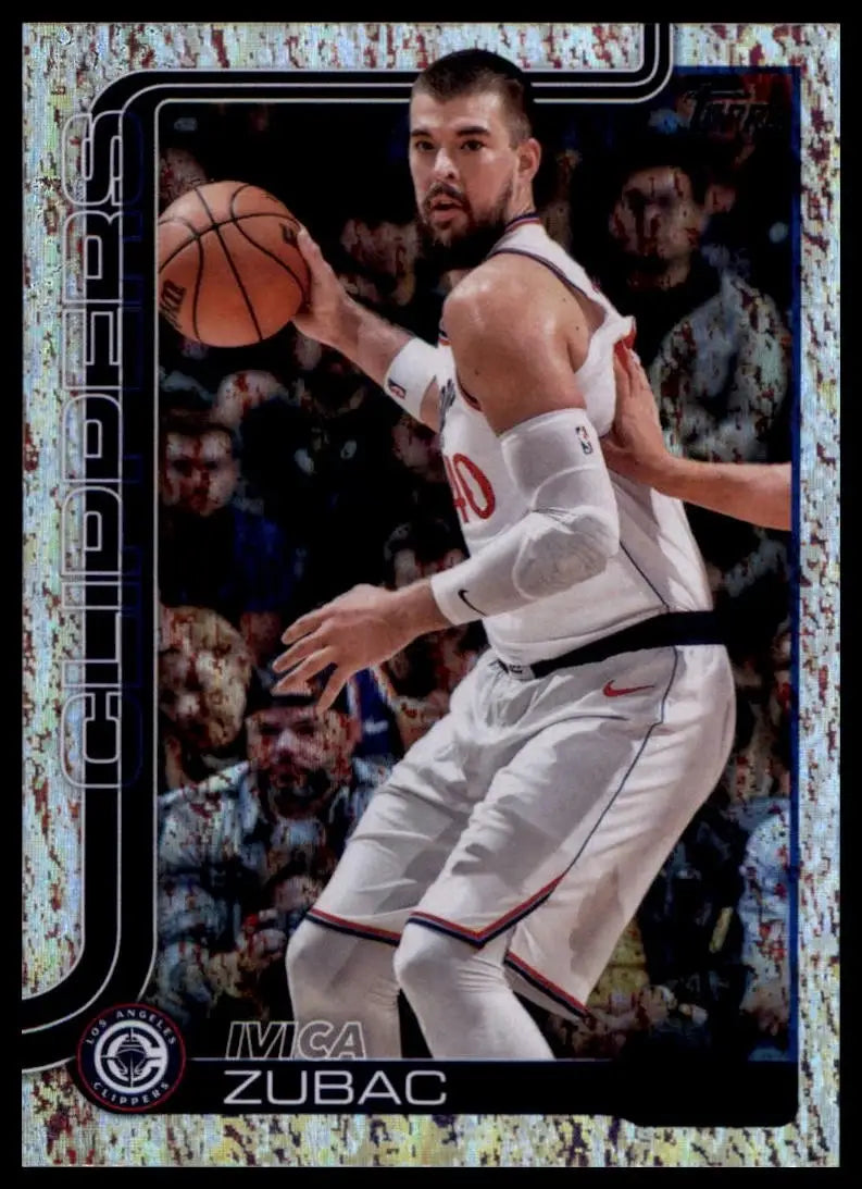 2025-26 Topps Holo Foil Ivica Zubac #145 Los Angeles Clippers Basketball Card - Basketball Card Single