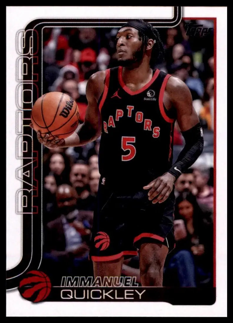 2025-26 Topps Immanuel Quickley #32 Toronto Raptors Basketball Card NBA Sports - Basketball Card Single