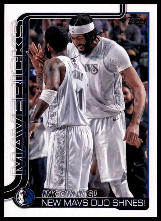2025-26 Topps Incoming #296 Dallas Mavericks Basketball Card NBA Sports