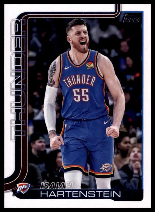 2025-26 Topps Isaiah Hartenstein #120 Oklahoma City Thunder Basketball Card NBA
