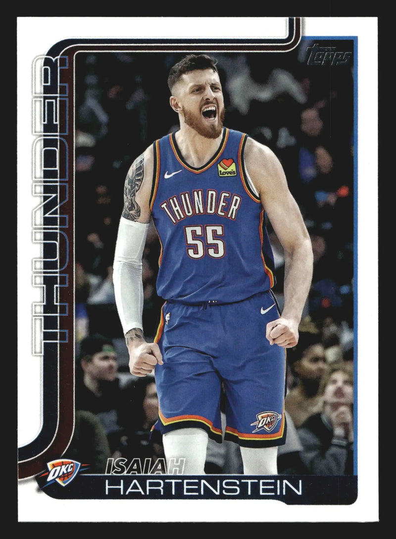 2025-26 Topps Isaiah Hartenstein #120 Oklahoma City Thunder - Basketball Card Single