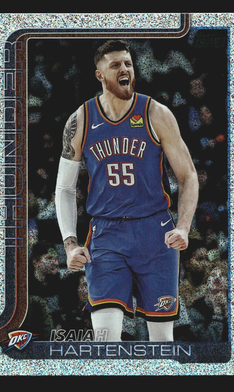 2025-26 Topps Isaiah Hartenstein #120 Sandglitter Thunder - Basketball Card Single