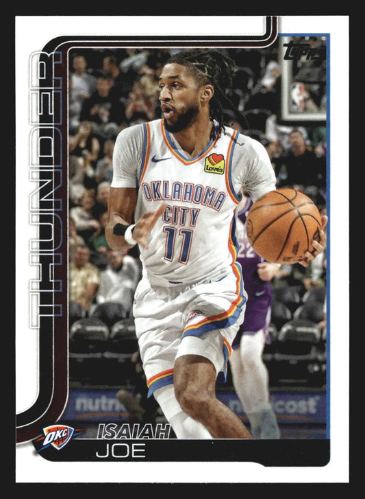 2025-26 Topps Isaiah Joe #121 Oklahoma City Thunder - Basketball Card Single