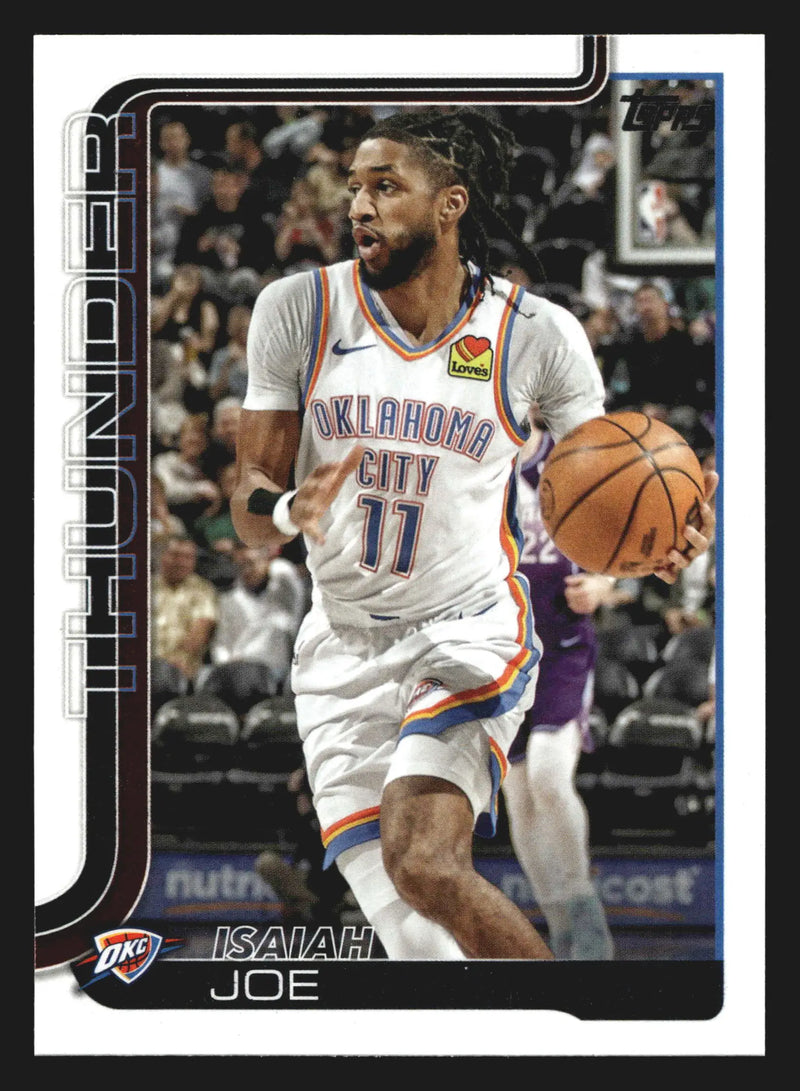 2025-26 Topps Isaiah Joe #121 Oklahoma City Thunder - Basketball Card Single