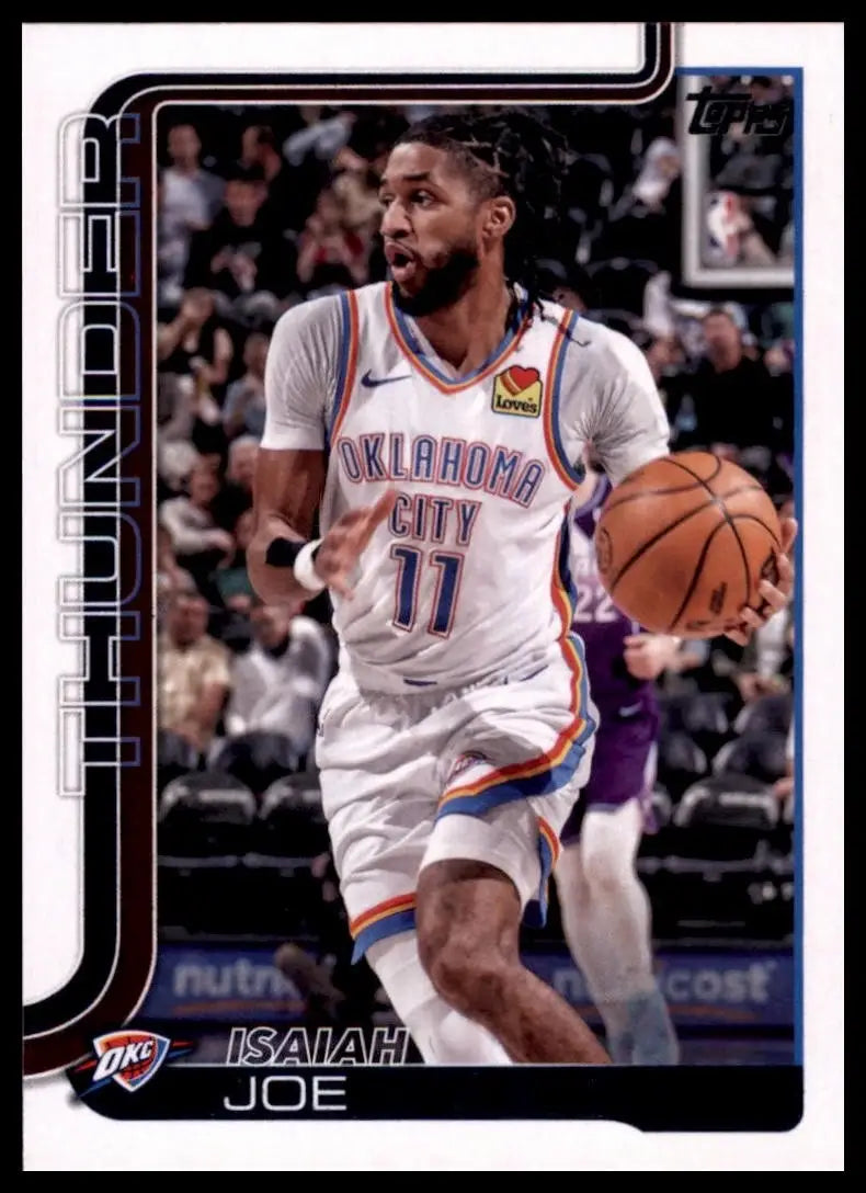 2025-26 Topps Isaiah Joe #121 Oklahoma City Thunder Basketball Card NBA Sports - Basketball Card Single
