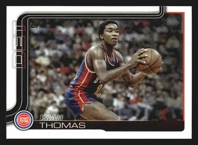 2025-26 Topps Isiah Thomas #269 Detroit Pistons HOF - Basketball Card Single
