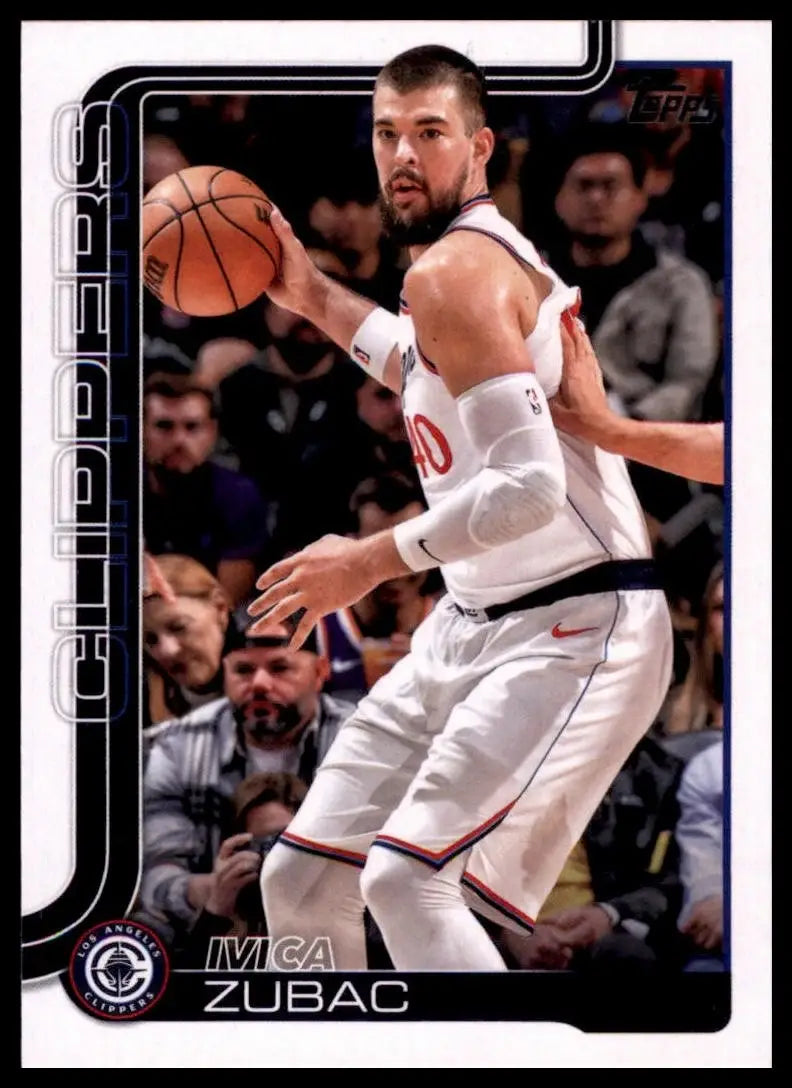 2025-26 Topps Ivica Zubac #145 Los Angeles Clippers Basketball Card NBA Sports