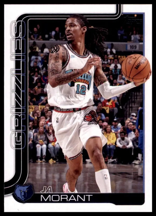 2025-26 Topps Ja Morant #182 Memphis Grizzlies Basketball Card NBA Sports