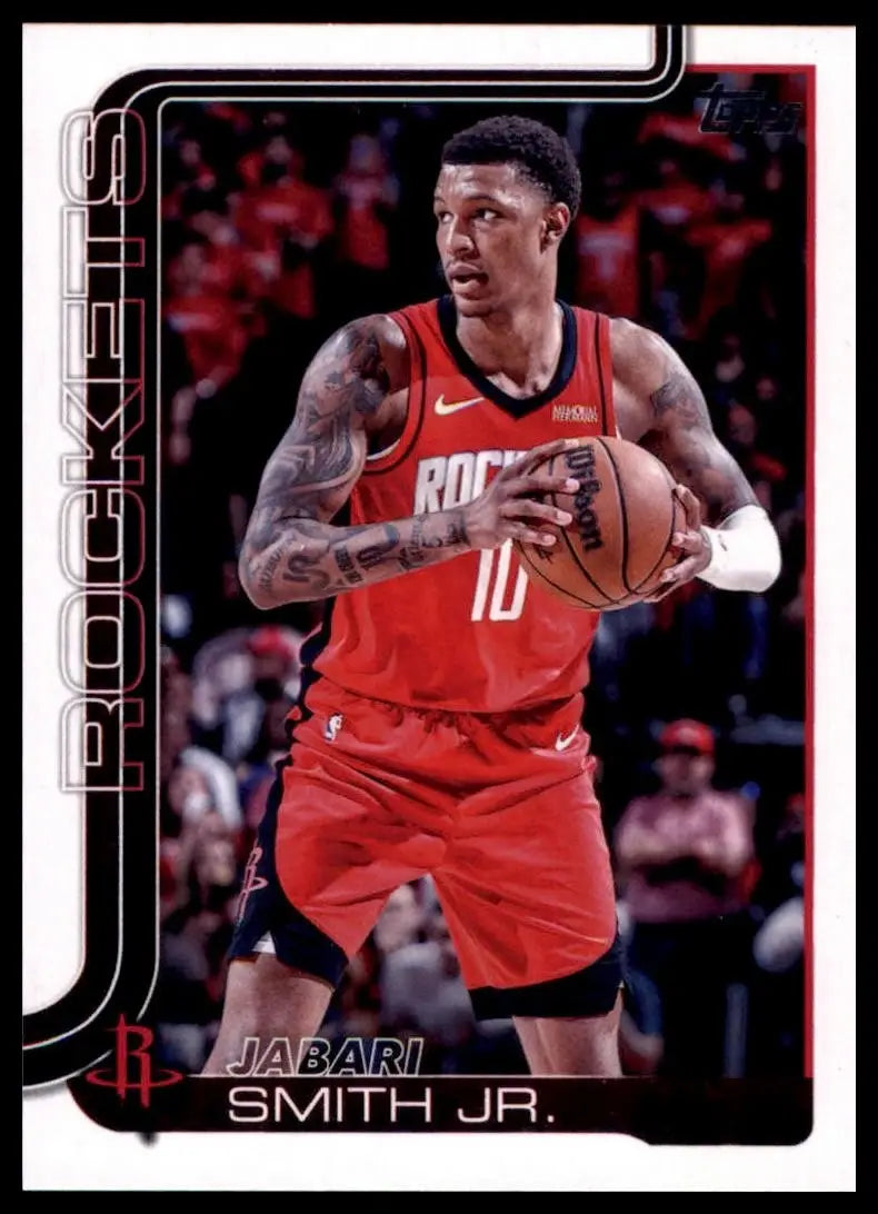 2025-26 Topps Jabari Smith Jr #177 Houston Rockets Basketball Card NBA Sports - Basketball Card Single