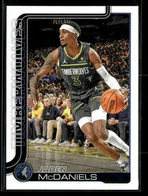 2025-26 Topps Jaden McDaniels #248 Minnesota Timberwolves