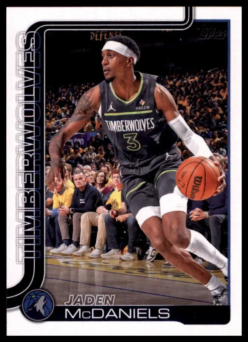 2025-26 Topps Jaden McDaniels #248 Minnesota Timberwolves Basketball Card NBA - Basketball Card Single