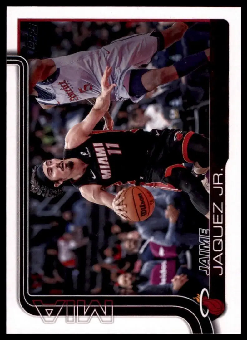 2025-26 Topps Jaime Jaquez Jr #78 Miami Heat Basketball Card NBA Sports - Basketball Card Single