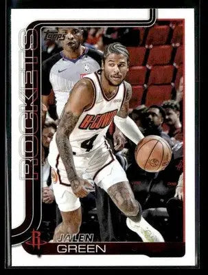 2025-26 Topps Jalen Green #175 Houston Rockets