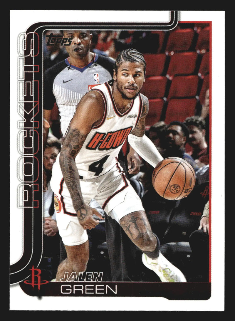2025-26 Topps Jalen Green #175 Houston Rockets - Basketball Card Single