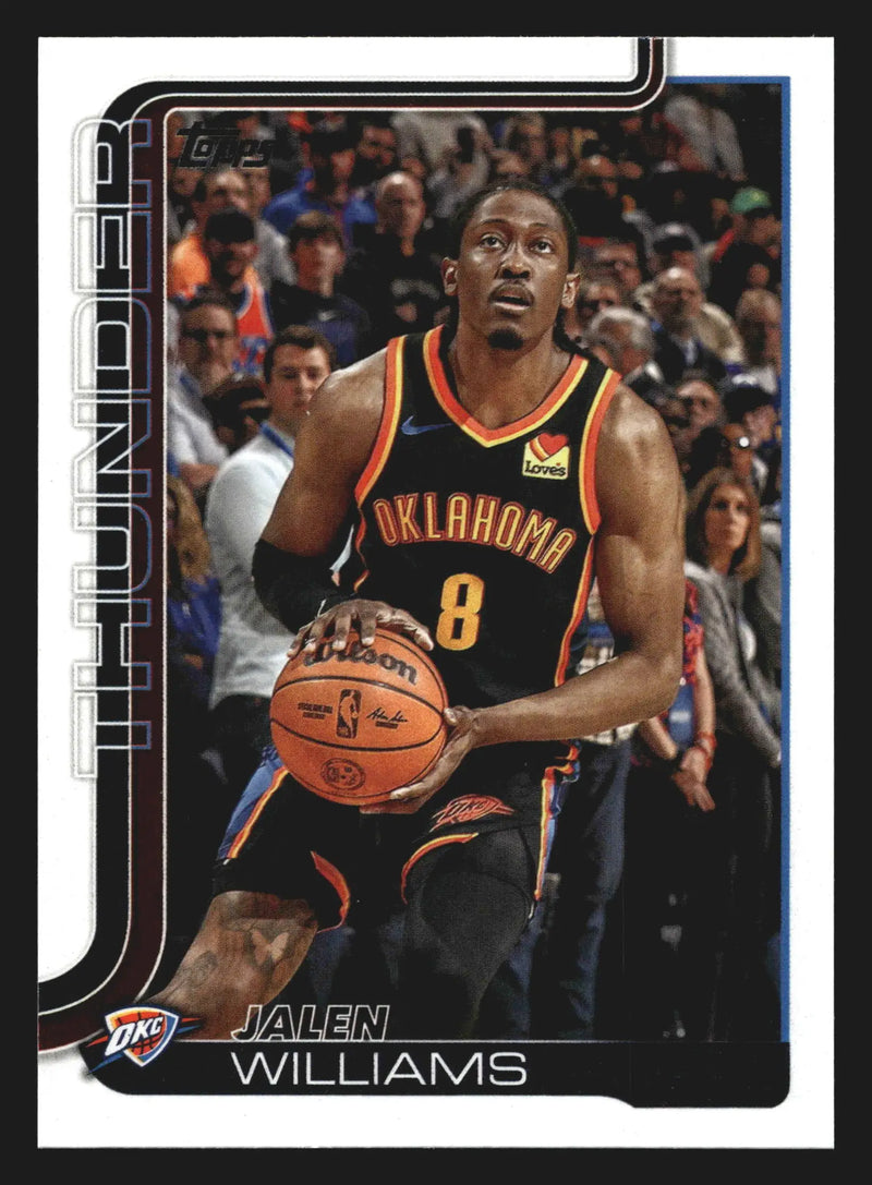 2025-26 Topps Jalen Williams #116 Oklahoma City Thunder - Basketball Card Single