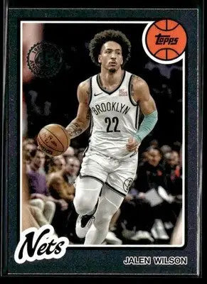 2025-26 Topps Jalen Wilson #80BK-9 1980-81 Topps Basketball Brooklyn Nets