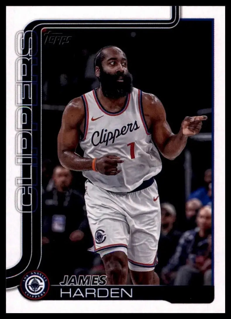 2025-26 Topps James Harden #143 Los Angeles Clippers Basketball Card NBA Sports - Basketball Card