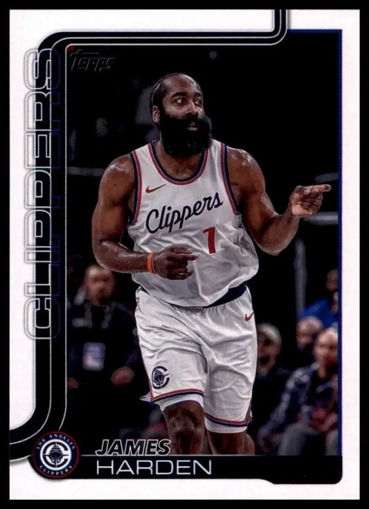 2025-26 Topps James Harden #143 Los Angeles Clippers Basketball Card NBA Sports