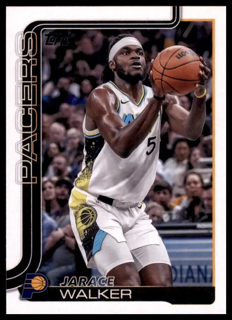 2025-26 Topps Jarace Walker #50 Indiana Pacers Basketball Card NBA Sports - Basketball Card Single