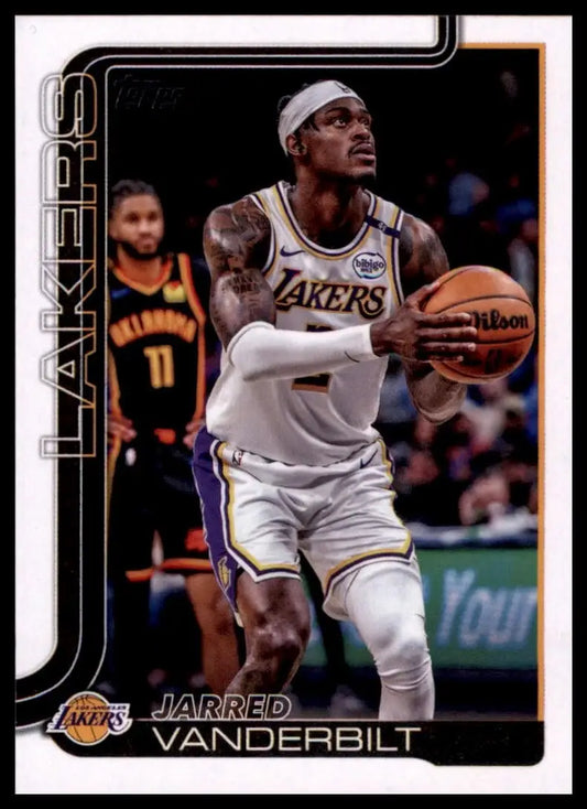 2025-26 Topps Jarred Vanderbilt #155 Los Angeles Lakers Basketball Card NBA