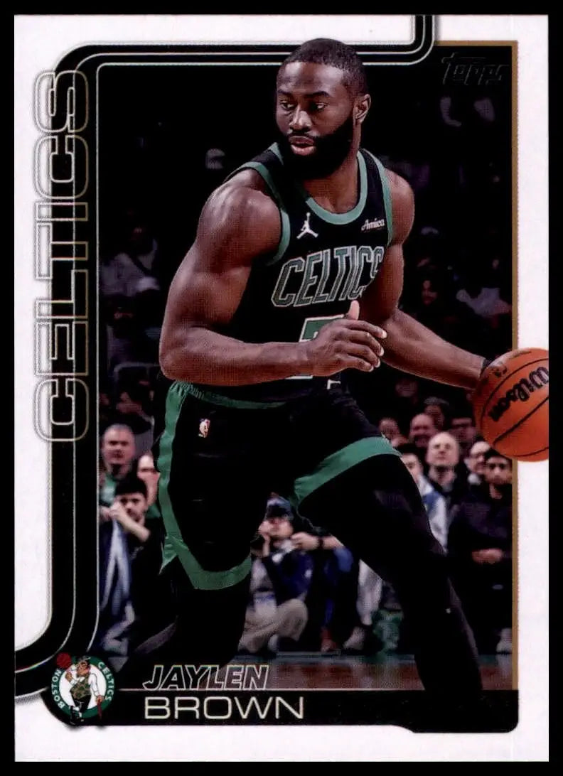 2025-26 Topps Jaylen Brown #2 Boston Celtics Basketball Card NBA Sports - Basketball Card Single
