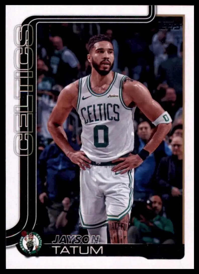 2025-26 Topps Jayson Tatum #1 Boston Celtics Basketball Card NBA Sports - Basketball Card Single
