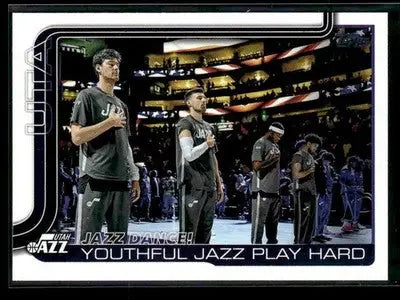 2025-26 Topps Jazz Dance!: Youthful Jazz Play Hard #290 Utah Jazz