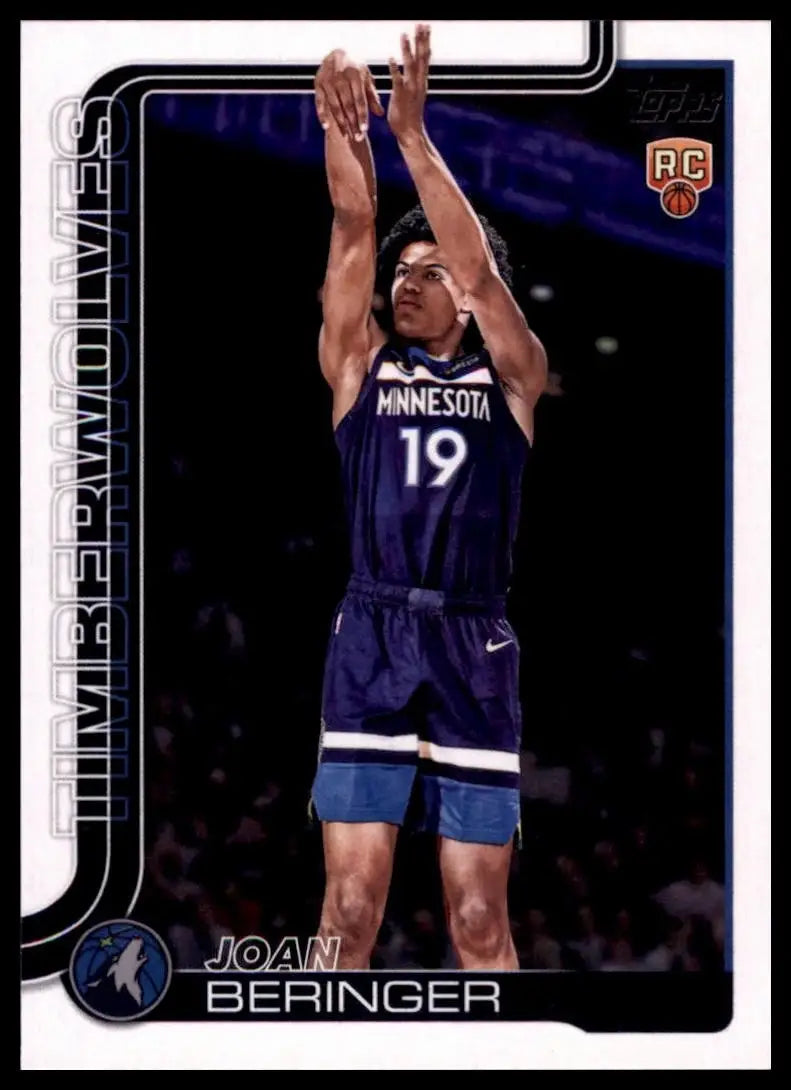 2025-26 Topps Joan Beringer Rookie #217 Minnesota Timberwolves Basketball Card