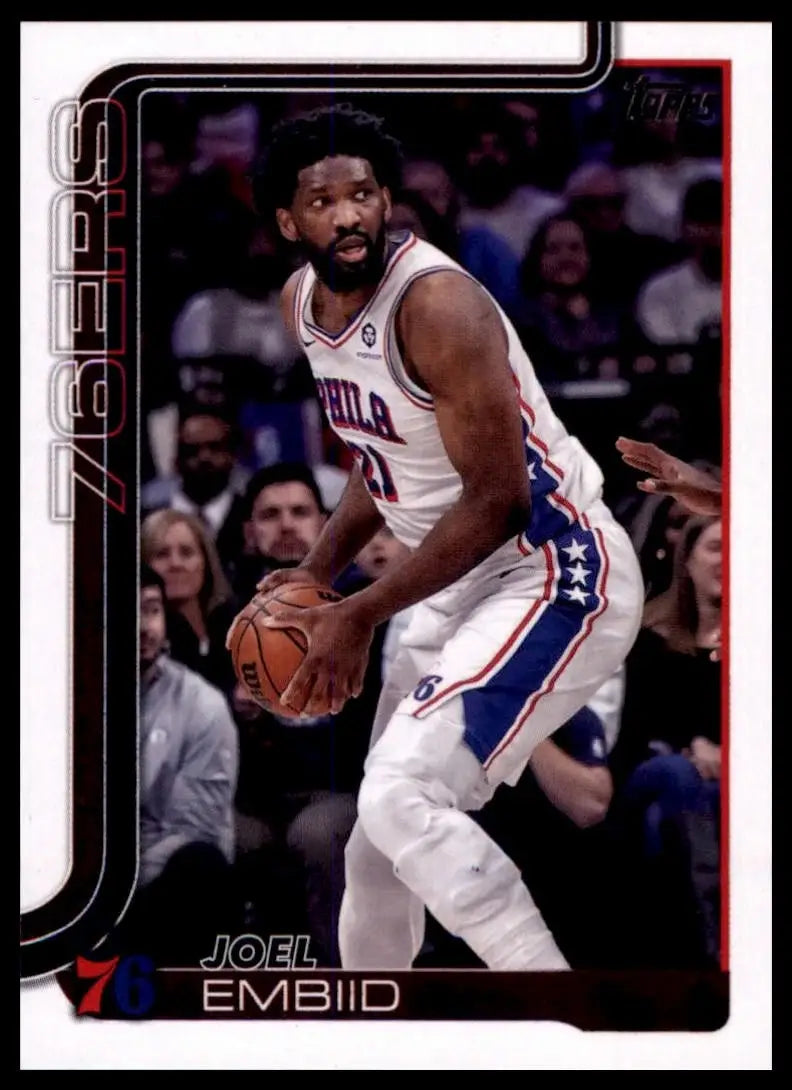 2025-26 Topps Joel Embid #22 Philadelphia 76ers Basketball Card NBA Sports - Basketball Card Single