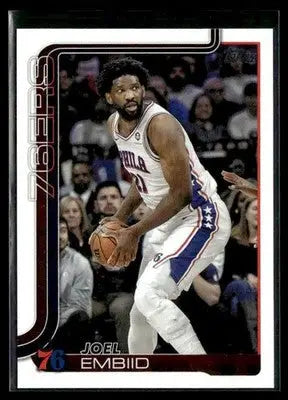 2025-26 Topps Joel Embiid #22 Philadelphia 76ers