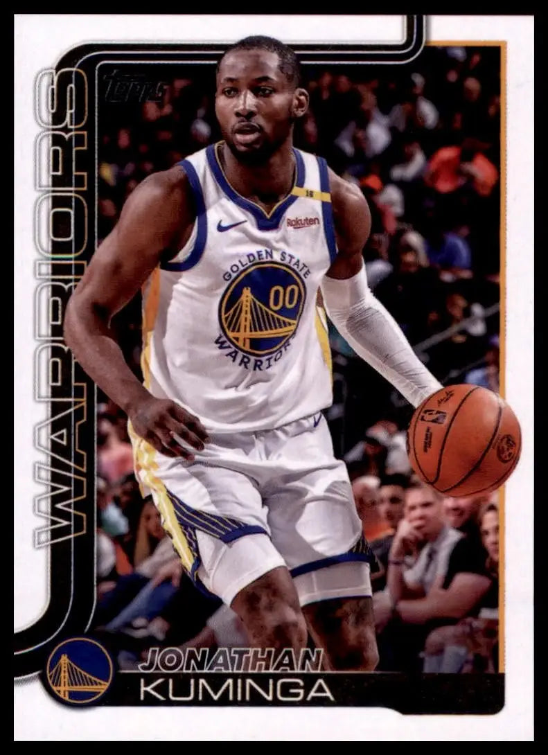 2025-26 Topps Jonathan Kuminga #138 Golden State Warriors Basketball Card NBA