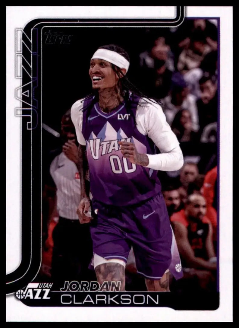 2025-26 Topps Jordan Clarkson #132 Utah Jazz Basketball Card NBA Sports