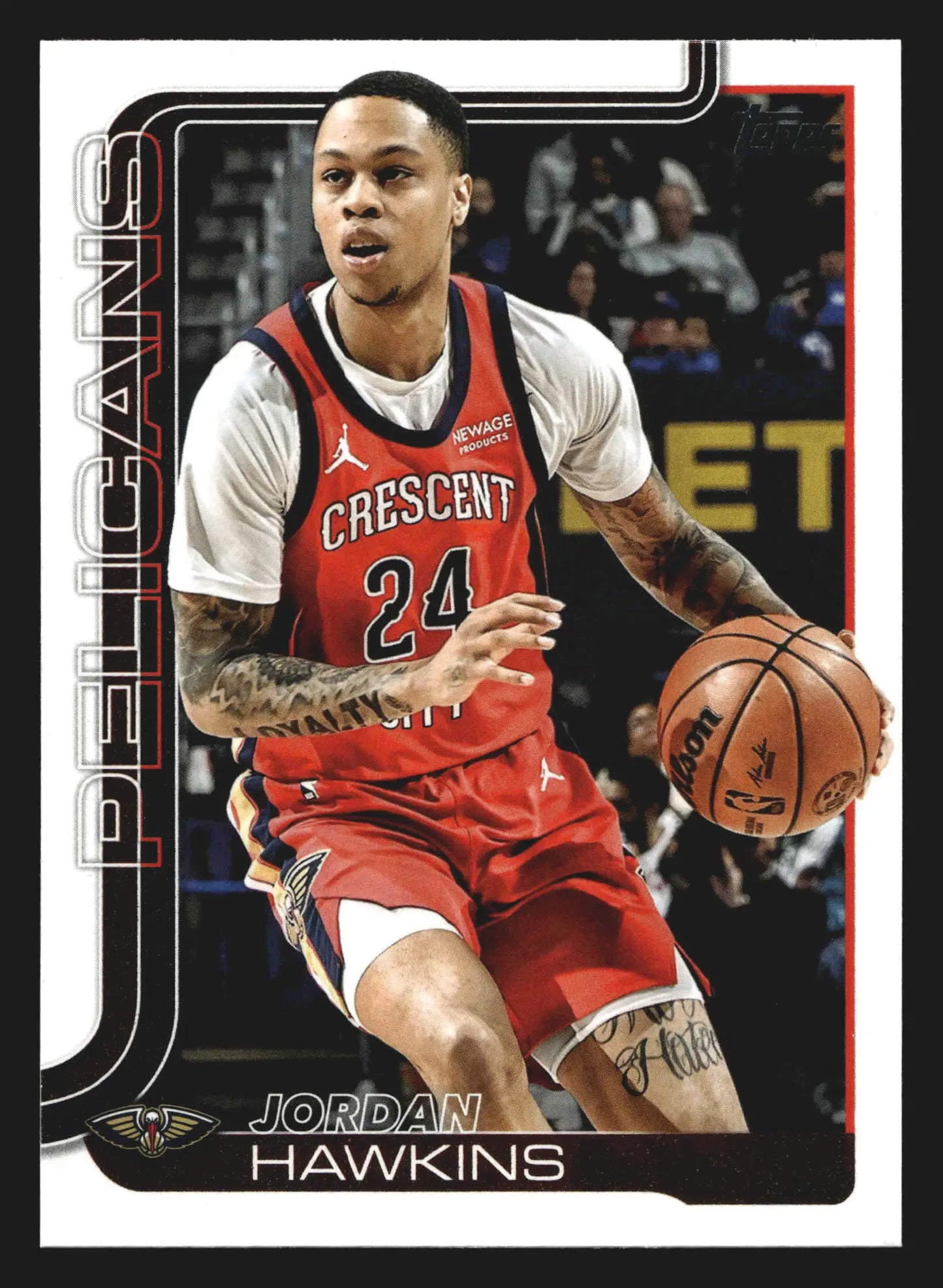 2025-26 Topps Jordan Hawkins #194 New Orleans Pelicans