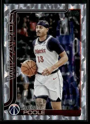 2025-26 Topps Jordan Poole #94 Crackleboard Washington Wizards