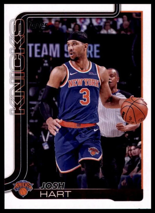 2025-26 Topps Josh Hart #16 New York Knicks Basketball Card NBA Sports