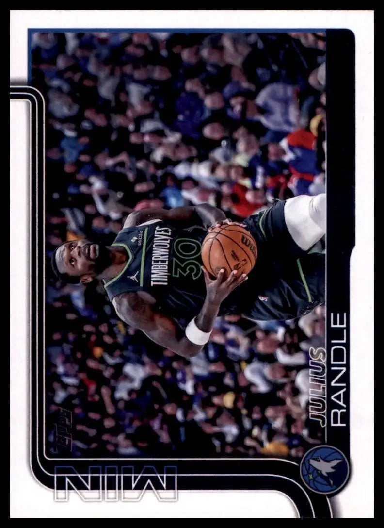 2025-26 Topps Julius Randle #110 Minnesota Timberwolves Basketball Card NBA - Basketball Card Single