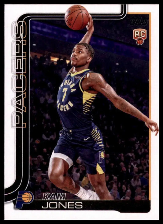 2025-26 Topps Kam Jones Rookie #239 Indiana Pacers Basketball Card NBA Sports