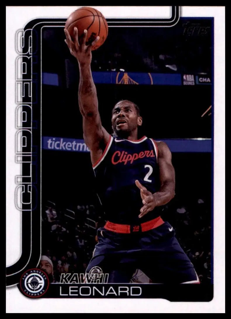 2025-26 Topps Kawhi Leonard #142 Los Angeles Clippers Basketball Card NBA Sports - Basketball Card Single