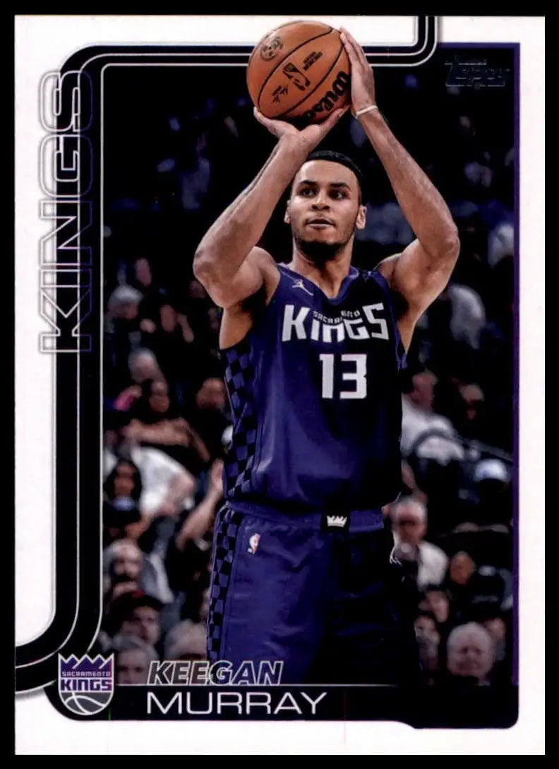 2025-26 Topps Keegan Murray #166 Sacramento Kings Basketball Card NBA Sports - Basketball Card