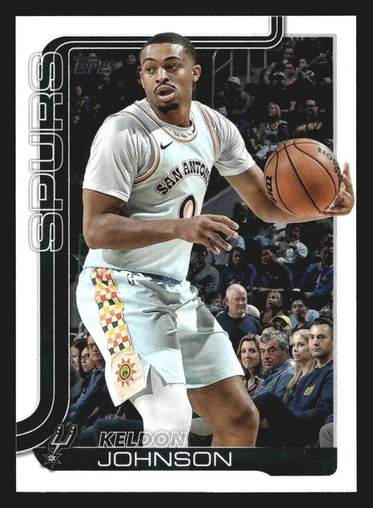 2025-26 Topps Keldon Johnson #200 San Antonio Spurs - Basketball Card Single