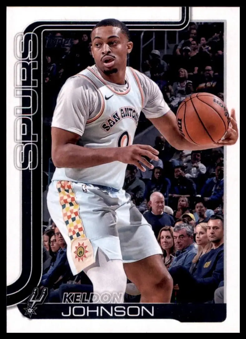 2025-26 Topps Keldon Johnson #200 San Antonio Spurs Basketball Card NBA Sports - Basketball Card Single