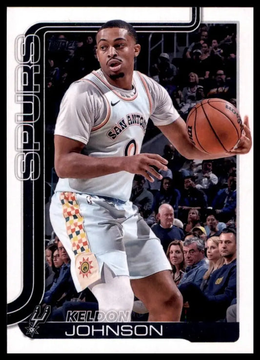 2025-26 Topps Keldon Johnson #200 San Antonio Spurs Basketball Card NBA Sports
