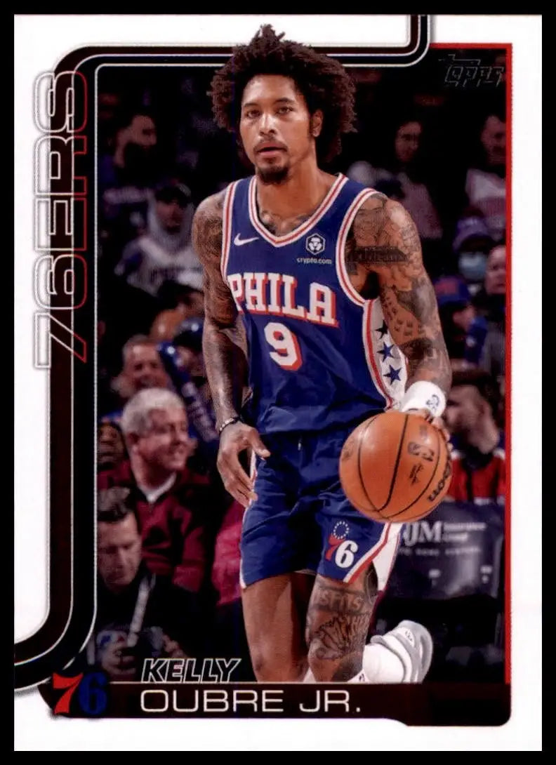 2025-26 Topps Kelly Oubre Jr #27 Philadelphia 76ers Basketball Card NBA Sports - Basketball Card Single
